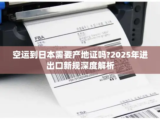 空运到日本需要产地证吗?2025年进出口新规深度解析