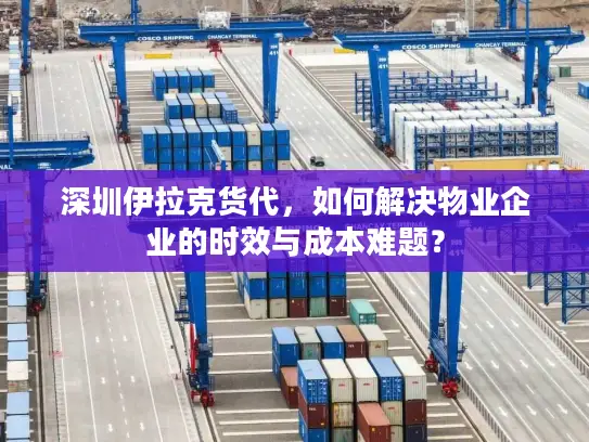 深圳伊拉克货代，如何解决物业企业的时效与成本难题？