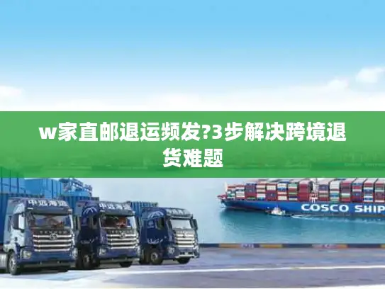w家直邮退运频发?3步解决跨境退货难题