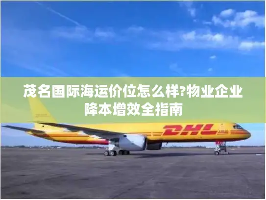 茂名国际海运价位怎么样?物业企业降本增效全指南