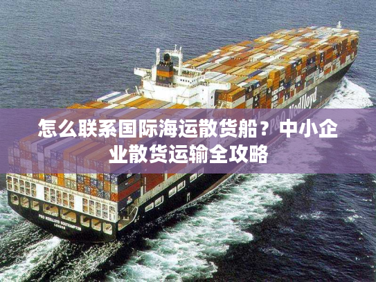 怎么联系国际海运散货船？中小企业散货运输全攻略