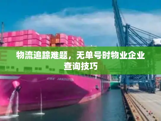 物流追踪难题,无单号时物业企业查询技巧 物流追踪难题,无单号时物业企业查询技巧