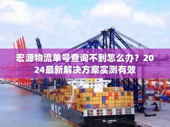 宏源物流单号查询不到怎么办？2024最新解决方案实测有效