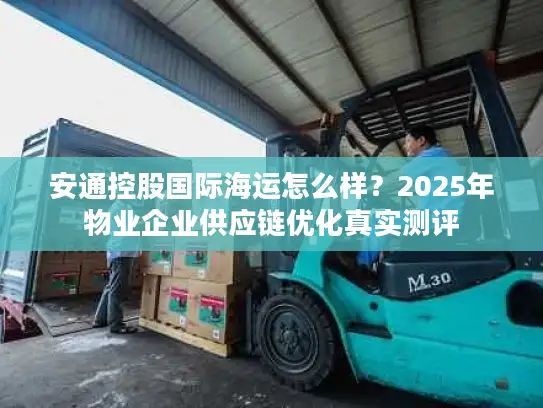安通控股国际海运怎么样？2025年物业企业供应链优化真实测评