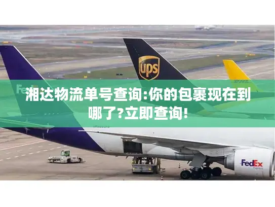 湘达物流单号查询:你的包裹现在到哪了?立即查询!