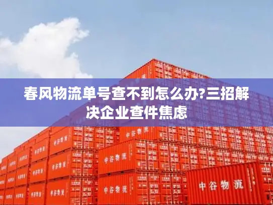 春风物流单号查不到怎么办?三招解决企业查件焦虑