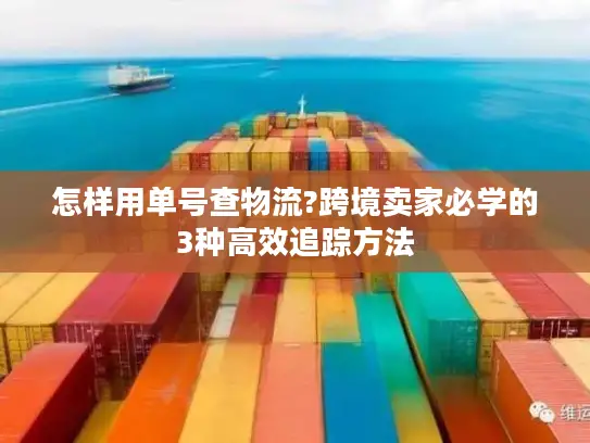 怎样用单号查物流?跨境卖家必学的3种高效追踪方法
