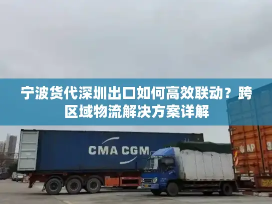 宁波货代深圳出口如何高效联动？跨区域物流解决方案详解