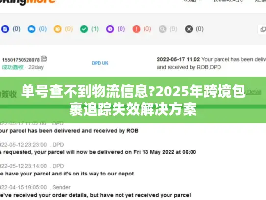 单号查不到物流信息?2025年跨境包裹追踪失效解决方案