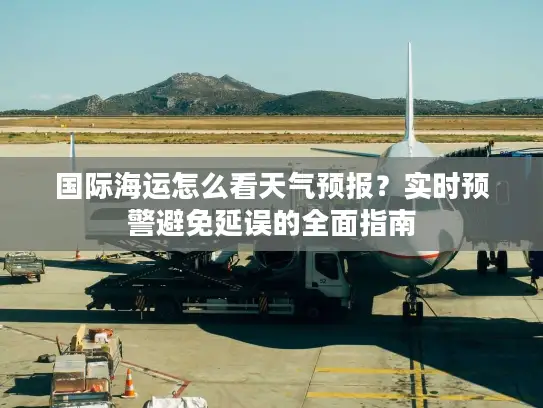 国际海运怎么看天气预报？实时预警避免延误的全面指南