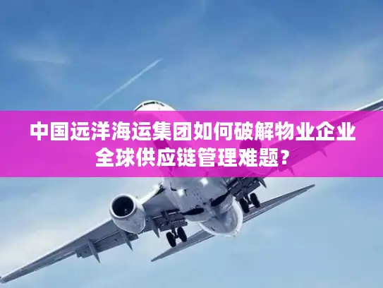 中国远洋海运集团如何破解物业企业全球供应链管理难题？