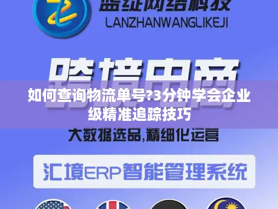 如何查询物流单号?3分钟学会企业级精准追踪技巧
