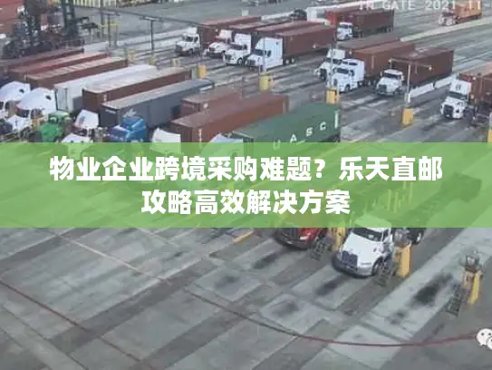 物业企业跨境采购难题？乐天直邮攻略高效解决方案