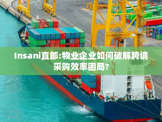 Insani直邮:物业企业如何破解跨境采购效率困局?