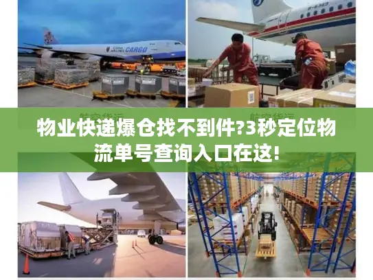 物业快递爆仓找不到件?3秒定位物流单号查询入口在这!