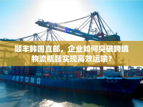 顺丰韩国直邮，企业如何突破跨境物流瓶颈实现高效运输？