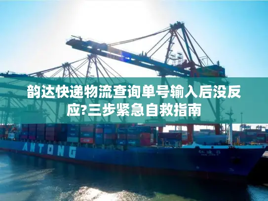 韵达快递物流查询单号输入后没反应?三步紧急自救指南