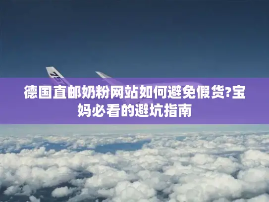 德国直邮奶粉网站如何避免假货?宝妈必看的避坑指南