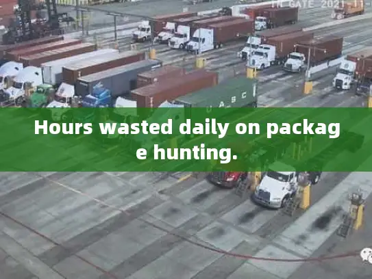 Hours wasted daily on package hunting.