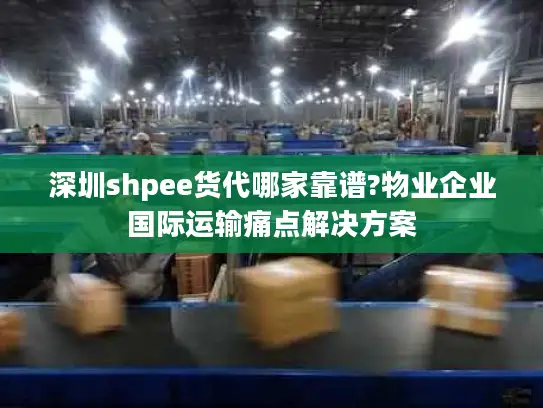 深圳shpee货代哪家靠谱?物业企业国际运输痛点解决方案