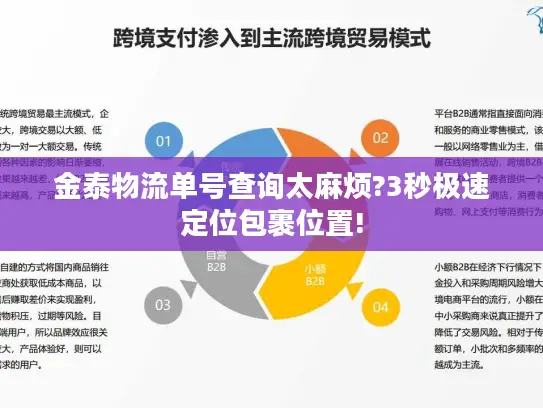 金泰物流单号查询太麻烦?3秒极速定位包裹位置!