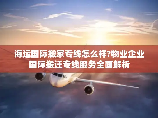海运国际搬家专线怎么样?物业企业国际搬迁专线服务全面解析