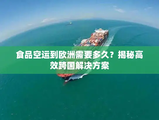 食品空运到欧洲需要多久？揭秘高效跨国解决方案