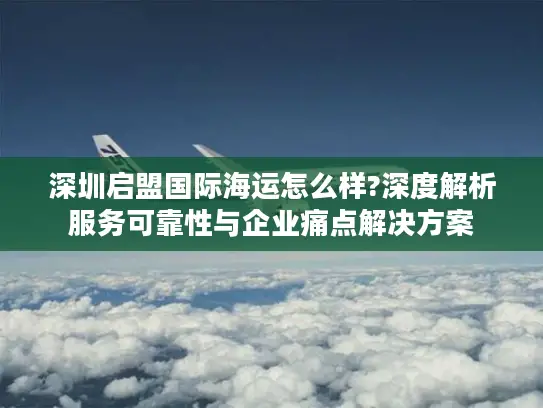 深圳启盟国际海运怎么样?深度解析服务可靠性与企业痛点解决方案