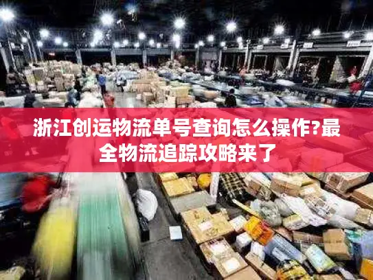 浙江创运物流单号查询怎么操作?最全物流追踪攻略来了