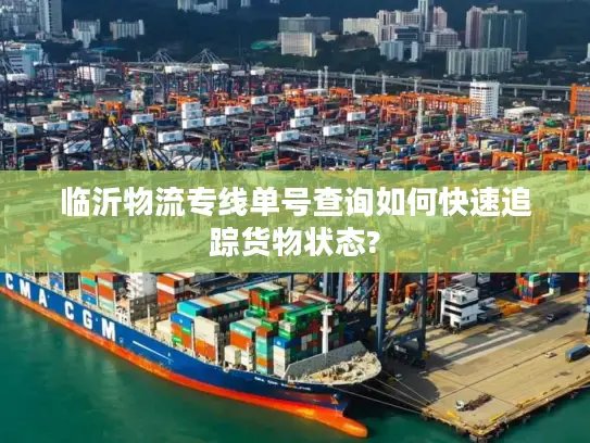 临沂物流专线单号查询如何快速追踪货物状态?