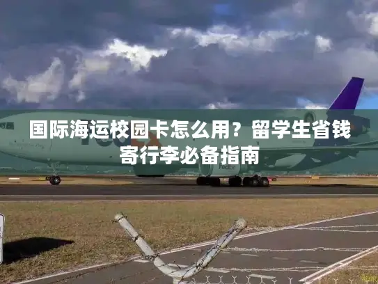 国际海运校园卡怎么用？留学生省钱寄行李必备指南