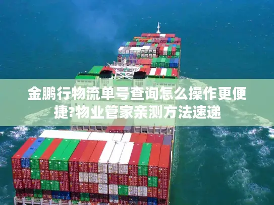 金鹏行物流单号查询怎么操作更便捷?物业管家亲测方法速递