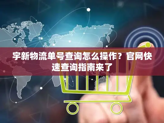 宇新物流单号查询怎么操作？官网快速查询指南来了