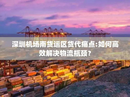 深圳机场南货运区货代痛点:如何高效解决物流瓶颈？