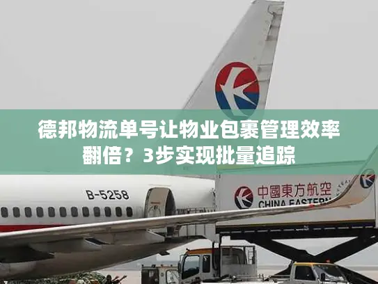 德邦物流单号让物业包裹管理效率翻倍？3步实现批量追踪