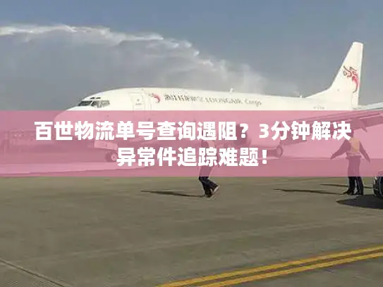 百世物流单号查询遇阻？3分钟解决异常件追踪难题！