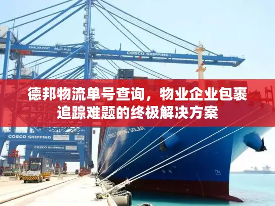 德邦物流单号查询，物业企业包裹追踪难题的终极解决方案