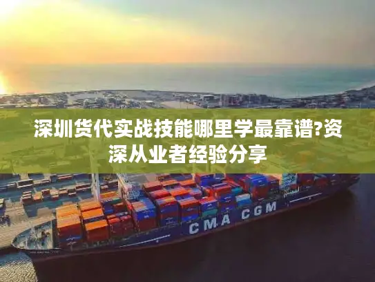 深圳货代实战技能哪里学最靠谱?资深从业者经验分享