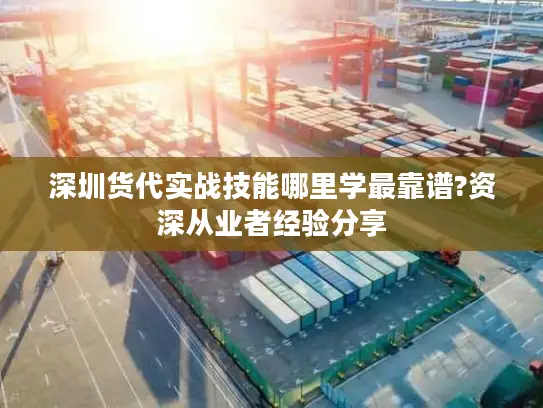 深圳货代实战技能哪里学最靠谱?资深从业者经验分享