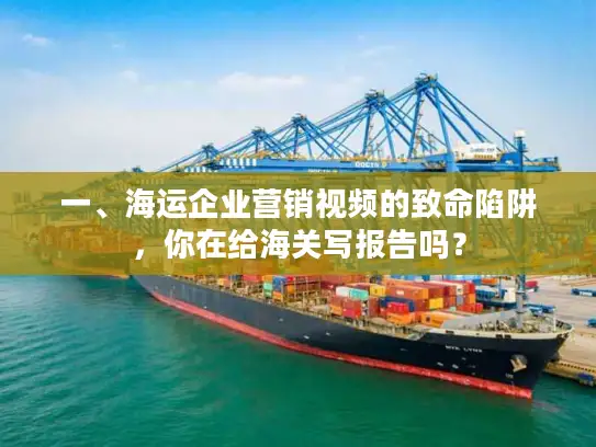 一、海运企业营销视频的致命陷阱，你在给海关写报告吗？