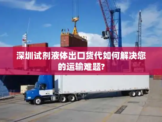 深圳试剂液体出口货代如何解决您的运输难题?