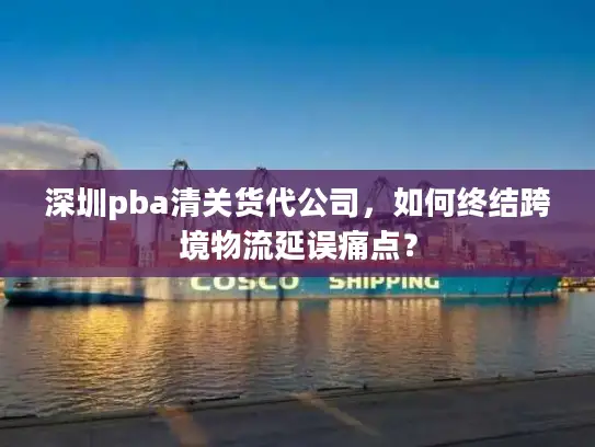 深圳pba清关货代公司，如何终结跨境物流延误痛点？