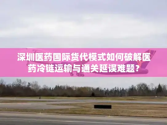 深圳医药国际货代模式如何破解医药冷链运输与通关延误难题？