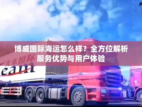 博威国际海运怎么样？全方位解析服务优势与用户体验