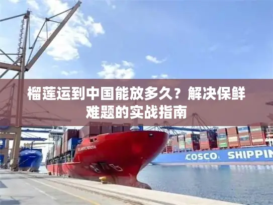 榴莲运到中国能放多久？解决保鲜难题的实战指南