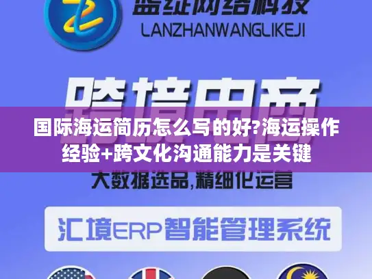 国际海运简历怎么写的好?海运操作经验+跨文化沟通能力是关键