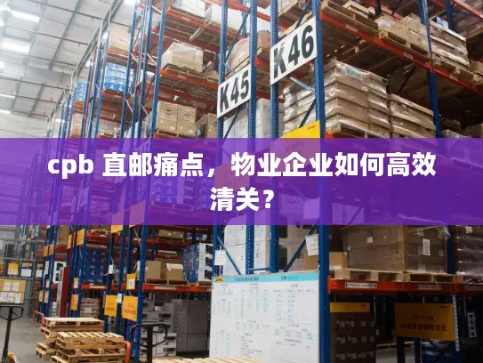 cpb 直邮痛点，物业企业如何高效清关？