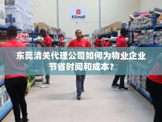 东莞清关代理公司如何为物业企业节省时间和成本？