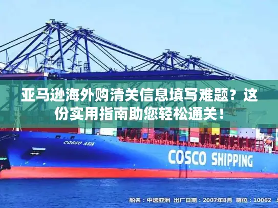 亚马逊海外购清关信息填写难题？这份实用指南助您轻松通关！