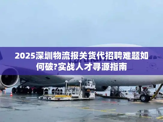 2025深圳物流报关货代招聘难题如何破?实战人才寻源指南